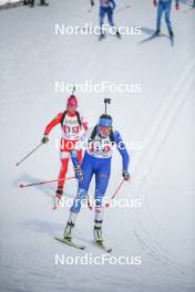 02.04.2023, Bessans, France (FRA): Emma Oustry (FRA) - French Championships relay, Bessans (FRA). www.nordicfocus.com. © Authamayou/NordicFocus. Every downloaded picture is fee-liable.