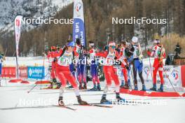 02.04.2023, Bessans, France (FRA): Adam  Bourbange (FRA) - French Championships relay, Bessans (FRA). www.nordicfocus.com. © Authamayou/NordicFocus. Every downloaded picture is fee-liable.