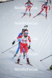 02.04.2023, Bessans, France (FRA): Matilda Dodos (FRA) - French Championships relay, Bessans (FRA). www.nordicfocus.com. © Authamayou/NordicFocus. Every downloaded picture is fee-liable.