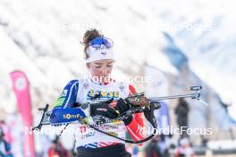 02.04.2023, Bessans, France (FRA): Lou Jeanmonnot (FRA) - French Championships relay, Bessans (FRA). www.nordicfocus.com. © Authamayou/NordicFocus. Every downloaded picture is fee-liable.