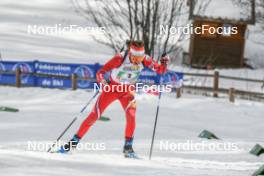 02.04.2023, Bessans, France (FRA): Mathieu Rey (FRA) - French Championships relay, Bessans (FRA). www.nordicfocus.com. © Authamayou/NordicFocus. Every downloaded picture is fee-liable.