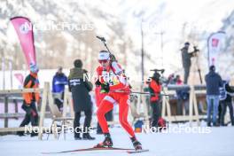 02.04.2023, Bessans, France (FRA): Eve Bouvard (FRA) - French Championships relay, Bessans (FRA). www.nordicfocus.com. © Authamayou/NordicFocus. Every downloaded picture is fee-liable.