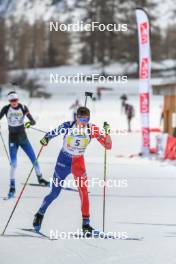 02.04.2023, Bessans, France (FRA): Valentin Lejeune (FRA) - French Championships relay, Bessans (FRA). www.nordicfocus.com. © Authamayou/NordicFocus. Every downloaded picture is fee-liable.