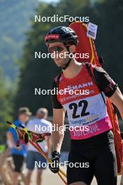 08.09.2023, Ruhpolding, Germany (GER): Johannes Dornhauser (GER) - German Championships biathlon, individual men, Ruhpolding (GER). www.nordicfocus.com. © Reichert/NordicFocus. Every downloaded picture is fee-liable.