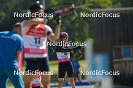 08.09.2023, Ruhpolding, Germany (GER): Jeremy Finello (SUI) - German Championships biathlon, individual men, Ruhpolding (GER). www.nordicfocus.com. © Reichert/NordicFocus. Every downloaded picture is fee-liable.