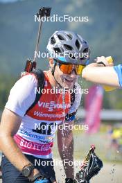 10.09.2023, Ruhpolding, Germany (GER): Jonas Hartmann (GER) - German Championships biathlon, pursuit men, Ruhpolding (GER). www.nordicfocus.com. © Reichert/NordicFocus. Every downloaded picture is fee-liable.