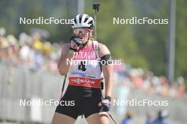 10.09.2023, Ruhpolding, Germany (GER): Lena Haecki-Gross (SUI) - German Championships biathlon, pursuit women, Ruhpolding (GER). www.nordicfocus.com. © Reichert/NordicFocus. Every downloaded picture is fee-liable.