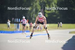 10.09.2023, Ruhpolding, Germany (GER): Amy Baserga (SUI) - German Championships biathlon, pursuit women, Ruhpolding (GER). www.nordicfocus.com. © Reichert/NordicFocus. Every downloaded picture is fee-liable.