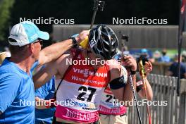 09.09.2023, Ruhpolding, Germany (GER): Janne Schurig (GER) - German Championships biathlon, sprint men, Ruhpolding (GER). www.nordicfocus.com. © Reichert/NordicFocus. Every downloaded picture is fee-liable.