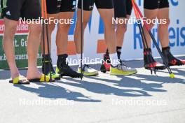 09.09.2023, Ruhpolding, Germany (GER): Benedikt Doll (GER), Philipp Nawrath (GER), Johannes Donhauser (GER), Jeremy Finello (SUI), Justus Strelow (GER), (l-r) - German Championships biathlon, sprint men, Ruhpolding (GER). www.nordicfocus.com. © Reichert/NordicFocus. Every downloaded picture is fee-liable.