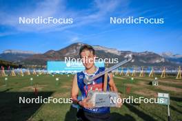 02.09.2023, Annecy, France (FRA): Victor Lovera (FRA) - Martin Fourcade Nordic Festival, Annecy (FRA). www.nordicfocus.com. © Manzoni/NordicFocus. Every downloaded picture is fee-liable.