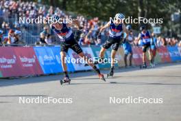 02.09.2023, Annecy, France (FRA): Mathis Desloges (FRA) - Martin Fourcade Nordic Festival, Annecy (FRA). www.nordicfocus.com. © Manzoni/NordicFocus. Every downloaded picture is fee-liable.