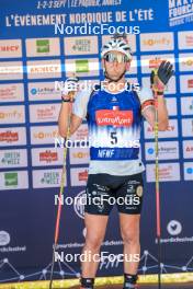 02.09.2023, Annecy, France (FRA): Fabien Claude (FRA) - Martin Fourcade Nordic Festival, Annecy (FRA). www.nordicfocus.com. © Manzoni/NordicFocus. Every downloaded picture is fee-liable.
