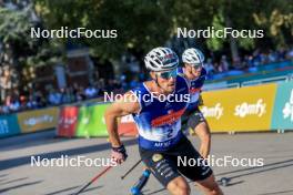 02.09.2023, Annecy, France (FRA): Lucas Chanavat (FRA) - Martin Fourcade Nordic Festival, Annecy (FRA). www.nordicfocus.com. © Manzoni/NordicFocus. Every downloaded picture is fee-liable.