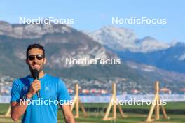 02.09.2023, Annecy, France (FRA): Martin Fourcade (FRA) - Martin Fourcade Nordic Festival, Annecy (FRA). www.nordicfocus.com. © Manzoni/NordicFocus. Every downloaded picture is fee-liable.