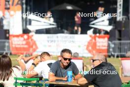01.09.2023, Annecy, France (FRA): Event Feature: Visitors enjoy the sunny afternoon - Martin Fourcade Nordic Festival, Annecy (FRA). www.nordicfocus.com. © Manzoni/NordicFocus. Every downloaded picture is fee-liable.