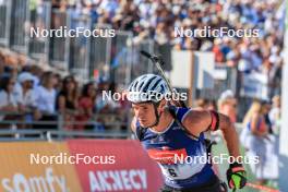 02.09.2023, Annecy, France (FRA): Tommaso Giacomel (ITA) - Martin Fourcade Nordic Festival, Annecy (FRA). www.nordicfocus.com. © Manzoni/NordicFocus. Every downloaded picture is fee-liable.