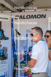 02.09.2023, Annecy, France (FRA): Salomon Stand - Martin Fourcade Nordic Festival, Annecy (FRA). www.nordicfocus.com. © Authamayou/NordicFocus. Every downloaded picture is fee-liable.