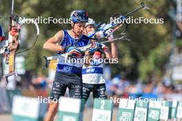 02.09.2023, Annecy, France (FRA): Quentin Fillon Maillet (FRA) - Martin Fourcade Nordic Festival, Annecy (FRA). www.nordicfocus.com. © Manzoni/NordicFocus. Every downloaded picture is fee-liable.