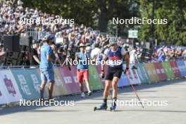 02.09.2023, Annecy, France (FRA): Vetle Sjaastad Christiansen (NOR) - Martin Fourcade Nordic Festival, Annecy (FRA). www.nordicfocus.com. © Authamayou/NordicFocus. Every downloaded picture is fee-liable.
