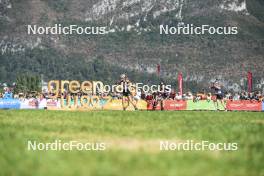 02.09.2023, Annecy, France (FRA): Lisa Vittozzi (ITA), Dorothea Wierer (ITA), Marketa Davidova (CZE), (l-r) - Martin Fourcade Nordic Festival, Annecy (FRA). www.nordicfocus.com. © Authamayou/NordicFocus. Every downloaded picture is fee-liable.