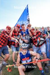 02.09.2023, Annecy, France (FRA): Hugo Lapalus (FRA), Theo Schely (FRA), (l-r) - Martin Fourcade Nordic Festival, Annecy (FRA). www.nordicfocus.com. © Manzoni/NordicFocus. Every downloaded picture is fee-liable.