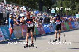 02.09.2023, Annecy, France (FRA): Benedikt Doll (GER) - Martin Fourcade Nordic Festival, Annecy (FRA). www.nordicfocus.com. © Manzoni/NordicFocus. Every downloaded picture is fee-liable.