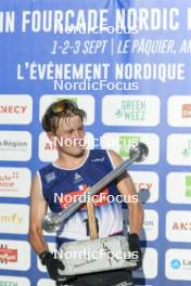 02.09.2023, Annecy, France (FRA): Victor Lovera (FRA) - Martin Fourcade Nordic Festival, Annecy (FRA). www.nordicfocus.com. © Authamayou/NordicFocus. Every downloaded picture is fee-liable.
