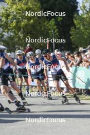 02.09.2023, Annecy, France (FRA): Renaud Jay (FRA), Hugo Lapalus (FRA), (l-r) - Martin Fourcade Nordic Festival, Annecy (FRA). www.nordicfocus.com. © Authamayou/NordicFocus. Every downloaded picture is fee-liable.