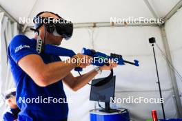 01.09.2023, Annecy, France (FRA): Event Feature: Visitor shoots at MGEN - Martin Fourcade Nordic Festival, Annecy (FRA). www.nordicfocus.com. © Manzoni/NordicFocus. Every downloaded picture is fee-liable.