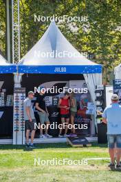 01.09.2023, Annecy, France (FRA): Julbo Stand - Martin Fourcade Nordic Festival, Annecy (FRA). www.nordicfocus.com. © Authamayou/NordicFocus. Every downloaded picture is fee-liable.
