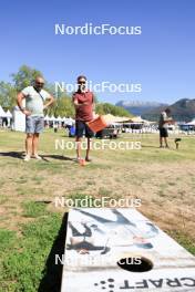 01.09.2023, Annecy, France (FRA): Event Feature: Visitors play at Craft - Martin Fourcade Nordic Festival, Annecy (FRA). www.nordicfocus.com. © Manzoni/NordicFocus. Every downloaded picture is fee-liable.
