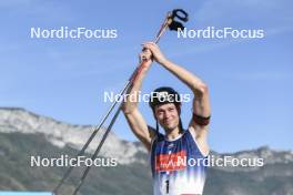 02.09.2023, Annecy, France (FRA): Sturla Holm Laegreid (NOR) - Martin Fourcade Nordic Festival, Annecy (FRA). www.nordicfocus.com. © Authamayou/NordicFocus. Every downloaded picture is fee-liable.