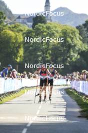 02.09.2023, Annecy, France (FRA): Benedikt Doll (GER), Sturla Holm Laegreid (NOR), (l-r) - Martin Fourcade Nordic Festival, Annecy (FRA). www.nordicfocus.com. © Authamayou/NordicFocus. Every downloaded picture is fee-liable.
