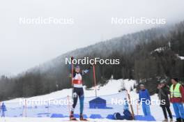 25.03.2023, Ulrichen, Switzerland (SUI): Maëline Triponez (SUI) - Swiss Championships biathon, mass, Ulrichen (SUI). www.nordicfocus.com. © Manzoni/NordicFocus. Every downloaded picture is fee-liable.