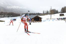 25.03.2023, Ulrichen, Switzerland (SUI): Silvano Demarmels (SUI) - Swiss Championships biathon, mass, Ulrichen (SUI). www.nordicfocus.com. © Manzoni/NordicFocus. Every downloaded picture is fee-liable.