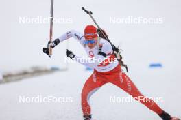 25.03.2023, Ulrichen, Switzerland (SUI): Sandro Bovisi (SUI) - Swiss Championships biathon, mass, Ulrichen (SUI). www.nordicfocus.com. © Manzoni/NordicFocus. Every downloaded picture is fee-liable.