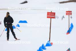 25.03.2023, Ulrichen, Switzerland (SUI): Undefined athlete competes - Swiss Championships biathon, mass, Ulrichen (SUI). www.nordicfocus.com. © Manzoni/NordicFocus. Every downloaded picture is fee-liable.