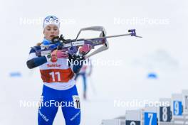 25.03.2023, Ulrichen, Switzerland (SUI): Evelyn Stalder (SUI) - Swiss Championships biathon, mass, Ulrichen (SUI). www.nordicfocus.com. © Manzoni/NordicFocus. Every downloaded picture is fee-liable.