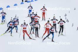 25.03.2023, Ulrichen, Switzerland (SUI): Event Feature: Start of the race - Swiss Championships biathon, mass, Ulrichen (SUI). www.nordicfocus.com. © Manzoni/NordicFocus. Every downloaded picture is fee-liable.