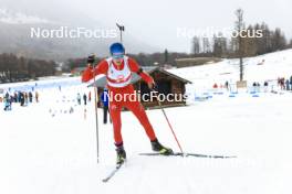 25.03.2023, Ulrichen, Switzerland (SUI): Simon Zberg ((SUI) - Swiss Championships biathon, mass, Ulrichen (SUI). www.nordicfocus.com. © Manzoni/NordicFocus. Every downloaded picture is fee-liable.