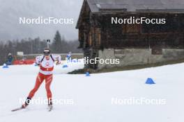 25.03.2023, Ulrichen, Switzerland (SUI): Alessia Laager (SUI) - Swiss Championships biathon, mass, Ulrichen (SUI). www.nordicfocus.com. © Manzoni/NordicFocus. Every downloaded picture is fee-liable.