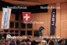 25.03.2023, Ulrichen, Switzerland (SUI): Lukas Kehl (SUI), Head of Biathlon Swiss-Ski - Swiss Championships biathon, mass, Ulrichen (SUI). www.nordicfocus.com. © Manzoni/NordicFocus. Every downloaded picture is fee-liable.