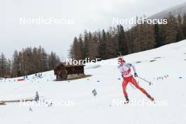 25.03.2023, Ulrichen, Switzerland (SUI): Sandro Bovisi (SUI) - Swiss Championships biathon, mass, Ulrichen (SUI). www.nordicfocus.com. © Manzoni/NordicFocus. Every downloaded picture is fee-liable.