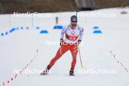 25.03.2023, Ulrichen, Switzerland (SUI): Serafin Wiestner (SUI) - Swiss Championships biathon, mass, Ulrichen (SUI). www.nordicfocus.com. © Manzoni/NordicFocus. Every downloaded picture is fee-liable.
