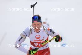 25.03.2023, Ulrichen, Switzerland (SUI): Laurin Fravi (SUI) - Swiss Championships biathon, mass, Ulrichen (SUI). www.nordicfocus.com. © Manzoni/NordicFocus. Every downloaded picture is fee-liable.