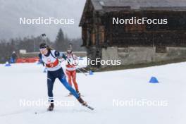 25.03.2023, Ulrichen, Switzerland (SUI): Lena Baumann (SUI) - Swiss Championships biathon, mass, Ulrichen (SUI). www.nordicfocus.com. © Manzoni/NordicFocus. Every downloaded picture is fee-liable.