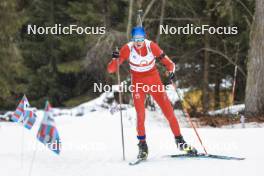 25.03.2023, Ulrichen, Switzerland (SUI): Loris Maier (SUI) - Swiss Championships biathon, mass, Ulrichen (SUI). www.nordicfocus.com. © Manzoni/NordicFocus. Every downloaded picture is fee-liable.