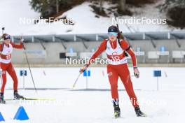25.03.2023, Ulrichen, Switzerland (SUI): Molly Kafka (SUI) - Swiss Championships biathon, mass, Ulrichen (SUI). www.nordicfocus.com. © Manzoni/NordicFocus. Every downloaded picture is fee-liable.