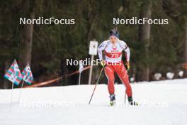 25.03.2023, Ulrichen, Switzerland (SUI): Valentin Dauphin (SUI) - Swiss Championships biathon, mass, Ulrichen (SUI). www.nordicfocus.com. © Manzoni/NordicFocus. Every downloaded picture is fee-liable.